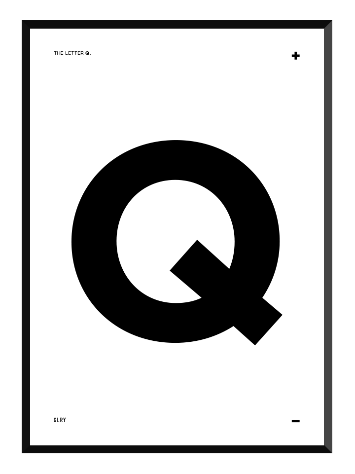Bokstaven Q, poster