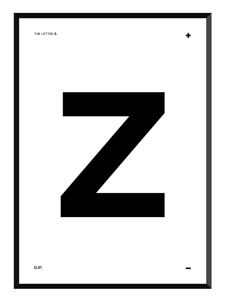 Bokstaven Z, poster