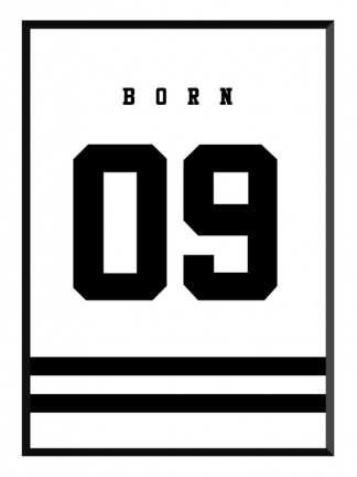 born white poster