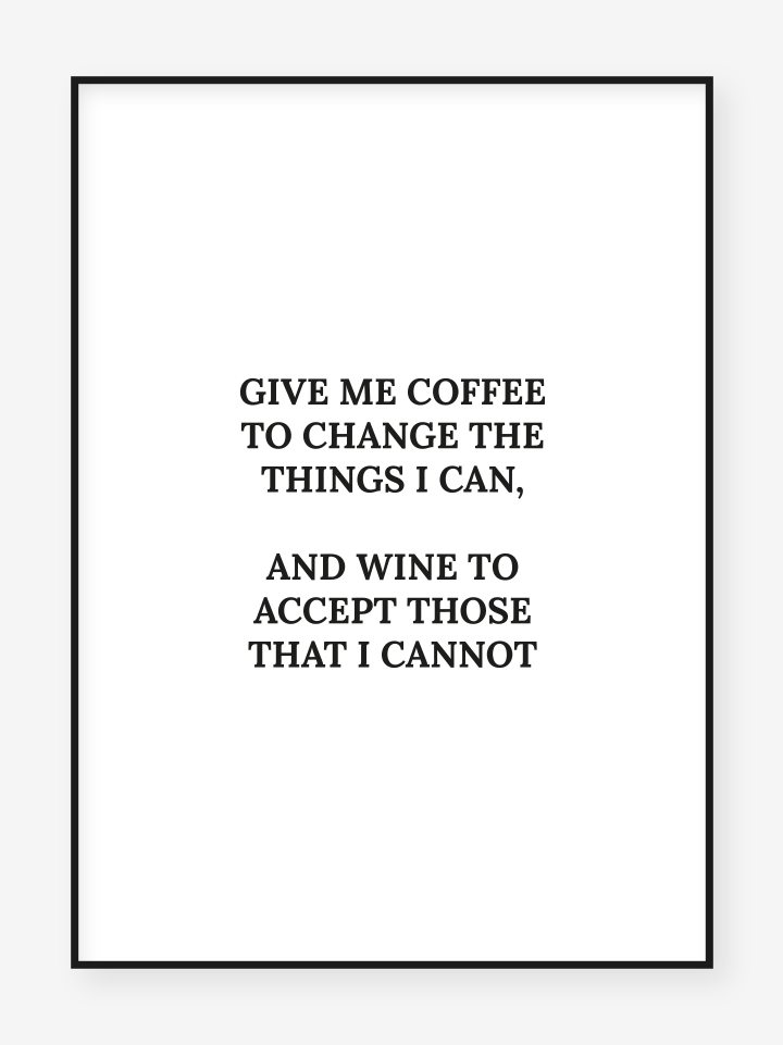 Coffee & Wine, Poster
