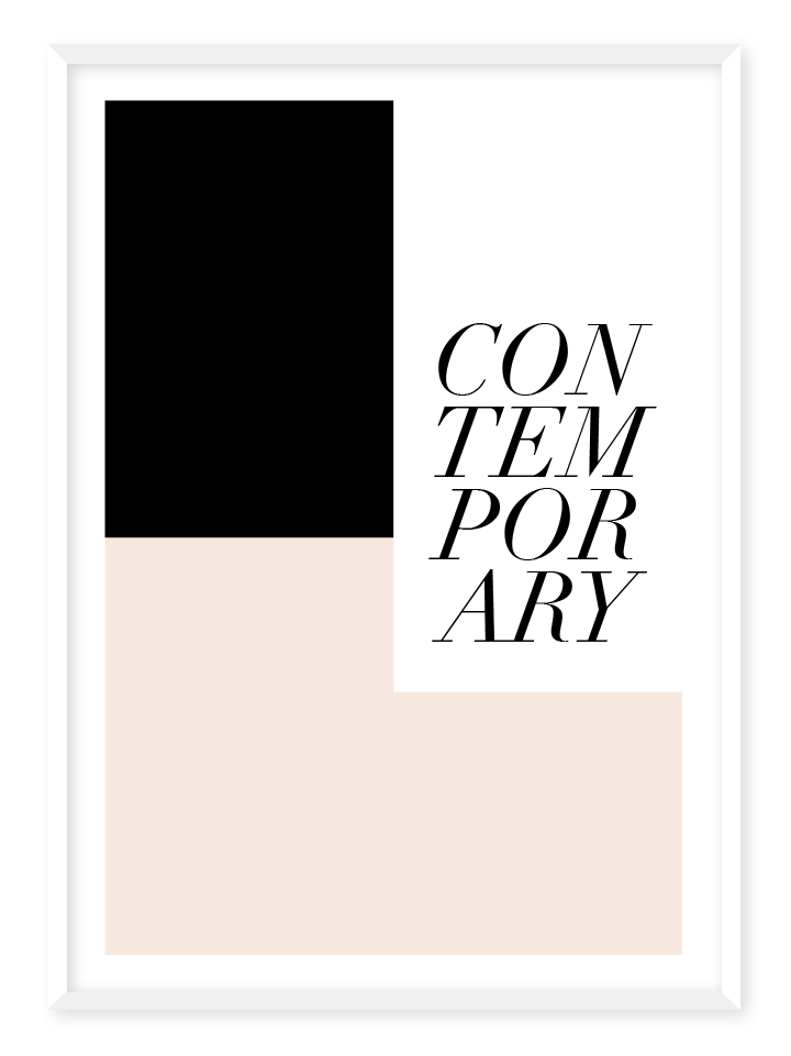 Contemporary, Poster