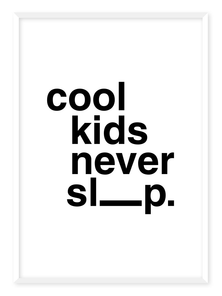 Cool kids, poster