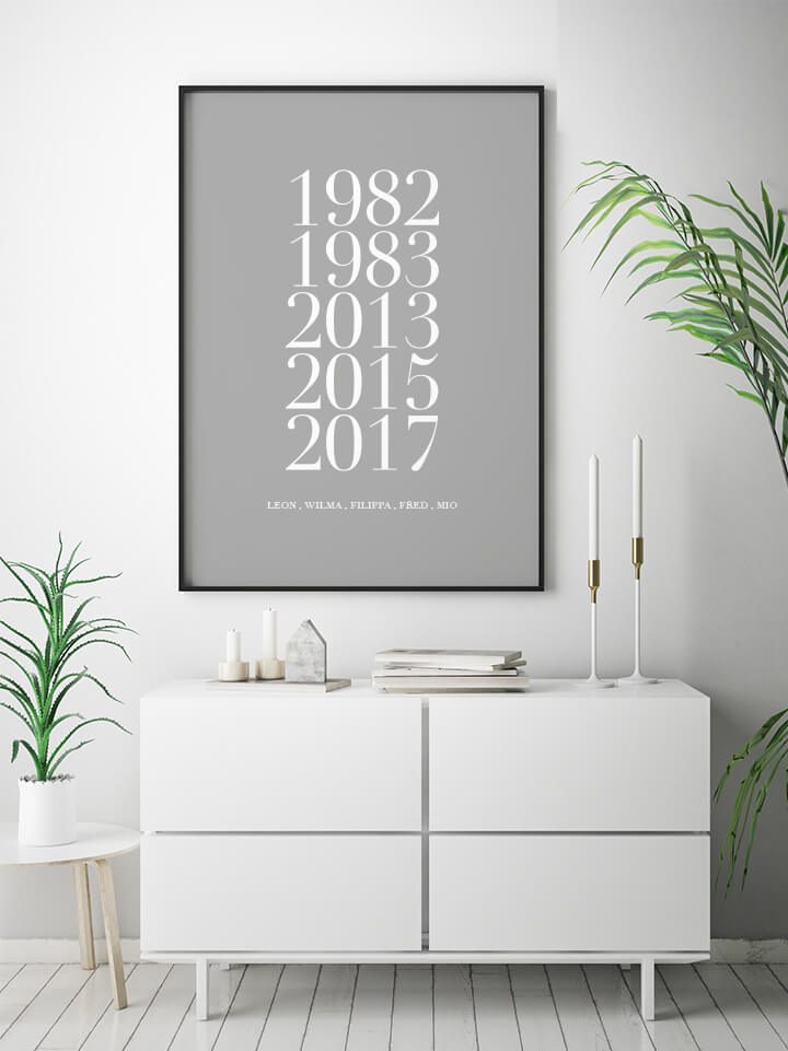 Familj 1, Grey Poster