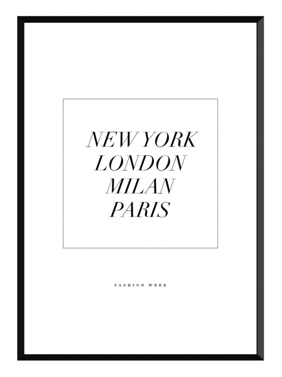 fashion week poster