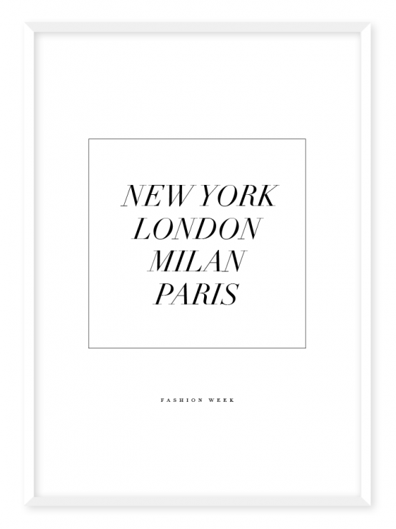 fashion week poster