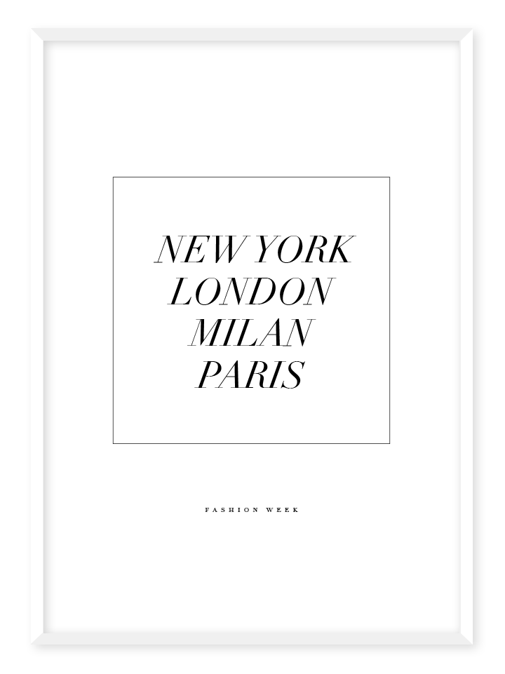 Fashion Week, Poster