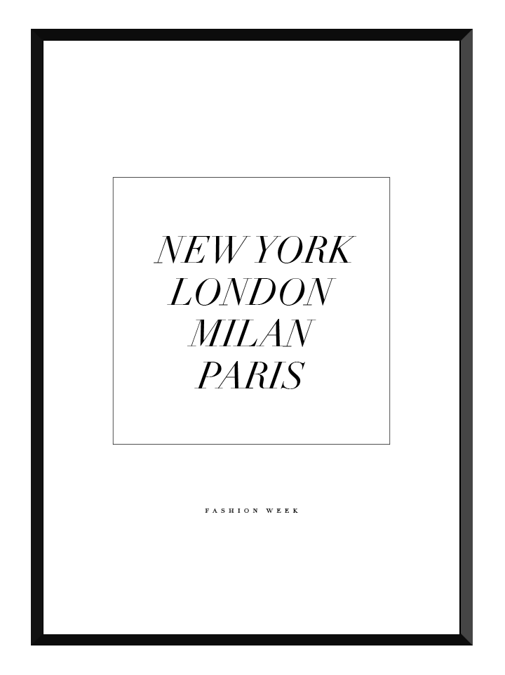 Fashion Week, Poster