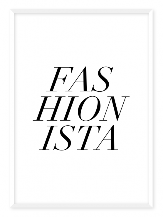 fashionista poster