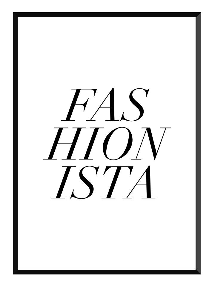 Fashionista, Poster