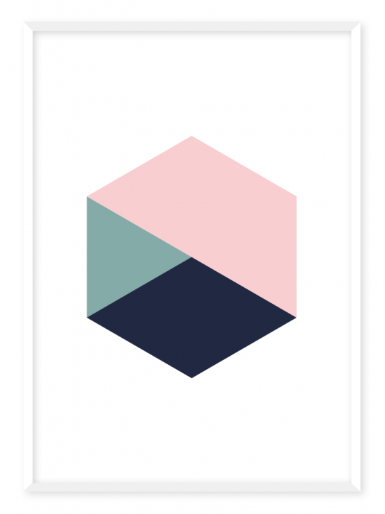 hexagon poster