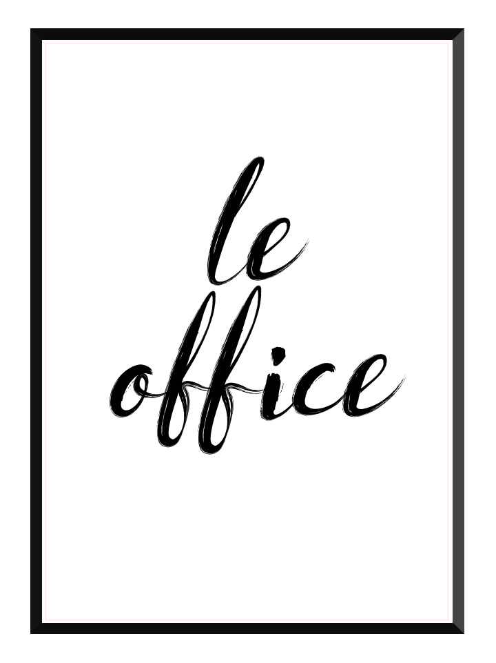 Le Office, poster