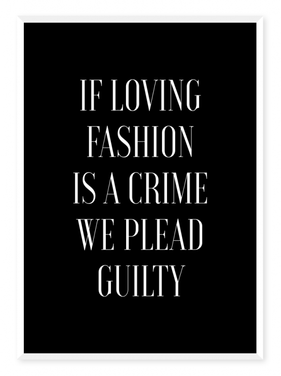 loving fashion poster