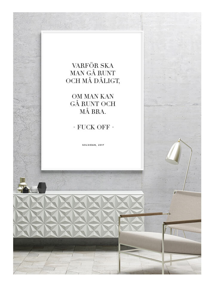 Må bra, Poster