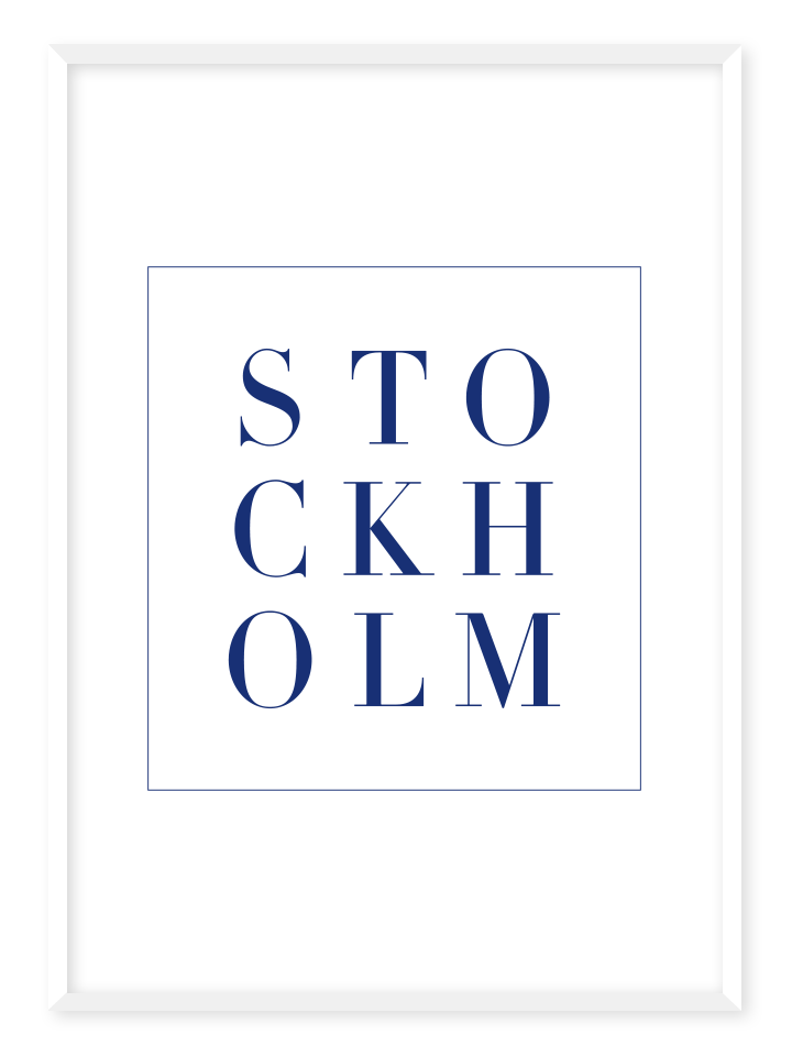 Stockholm, poster