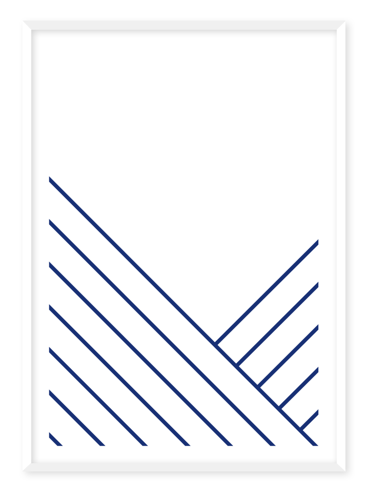 v stripes, poster