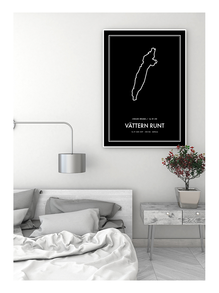 Vättern Runt Svart, poster