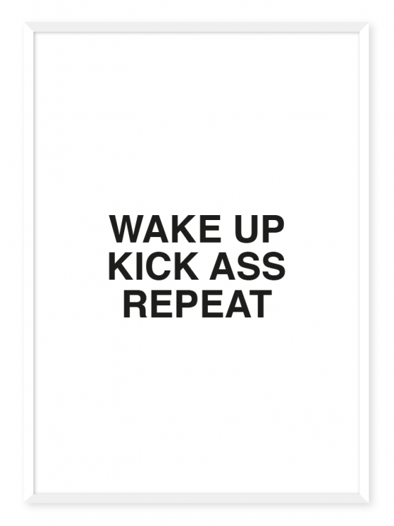 wake up poster